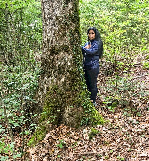 Les coulisses de l'atelier bain de forêt de L'illustré en juillet 2023