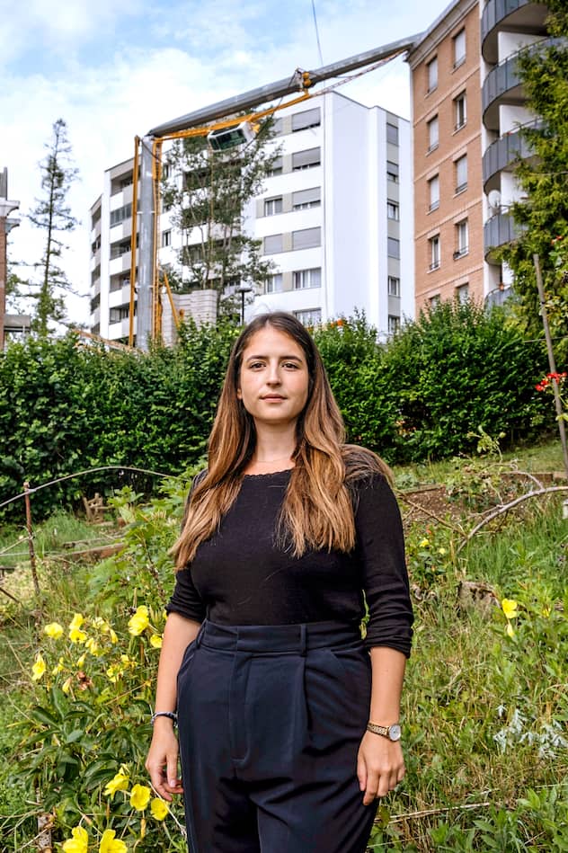 Ivana Guarino, enseignante qui vit au centre de la ville à la Chaux-de-Fonds