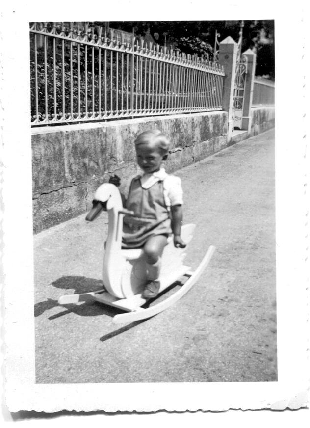 photo de Pierre-André Marchand enfant en 1946