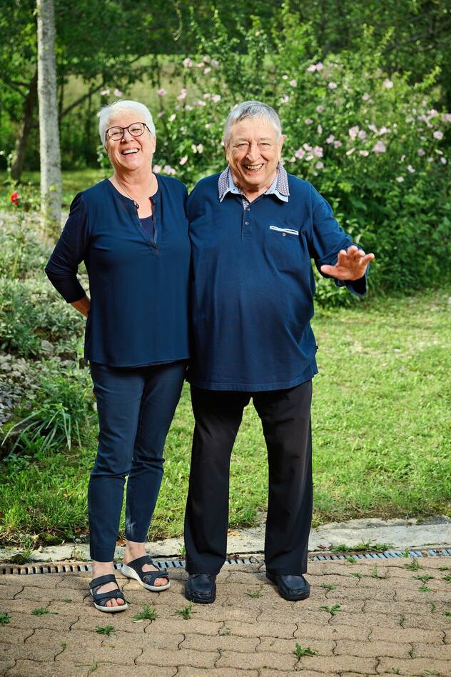 Pierre-André Marchand avec son épouse Christine Juillerat