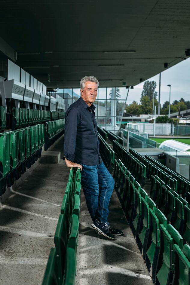 Marco Schällibaum, entraîneur du FC Yverdon