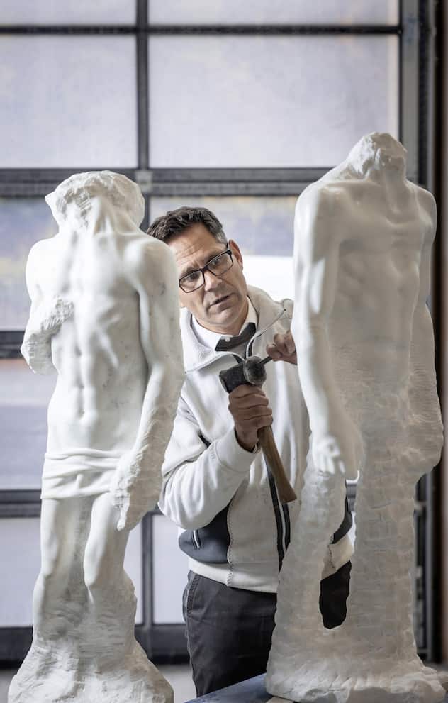 l’artiste marbrier Christian Bolt