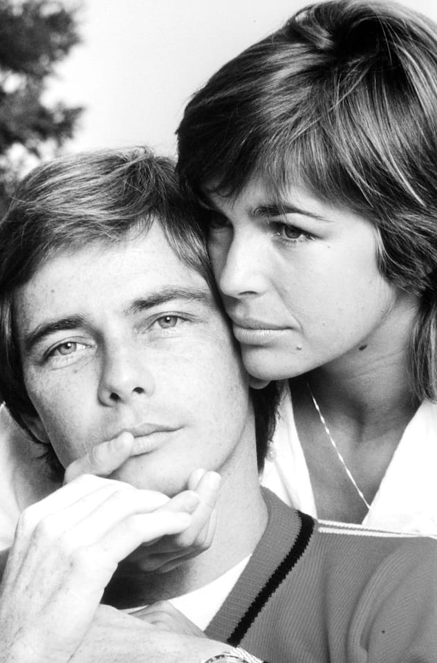 Véronique Jannot avec son compagnon Didier Pironi, décédé en 1987