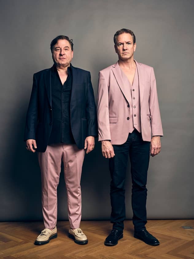 Beat Schlatter et Vincent Kucholl pour la promotion du film «Ciao-ciao Bourbine»