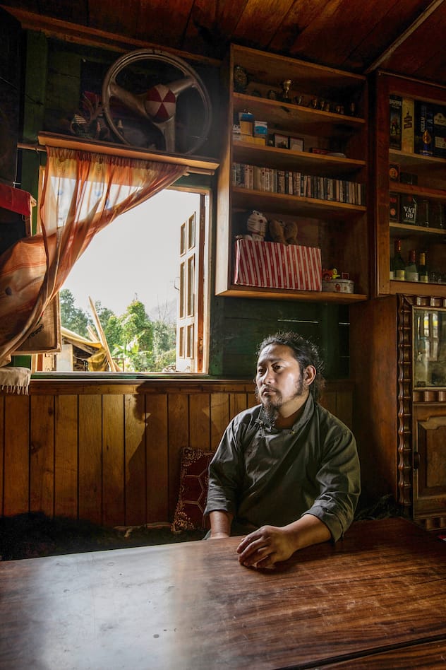 Tenzing Lepcha, 42 ans, fermier et activiste environnemental, vivant au royaume du Sikkim