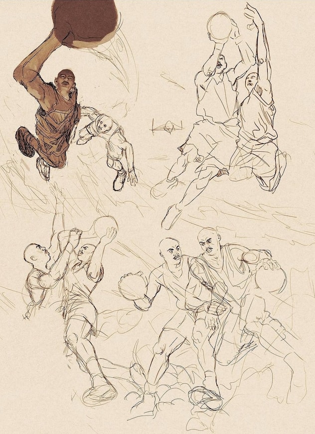 Les essais de mouvement de Dexter Maurer pour un clip de Nike