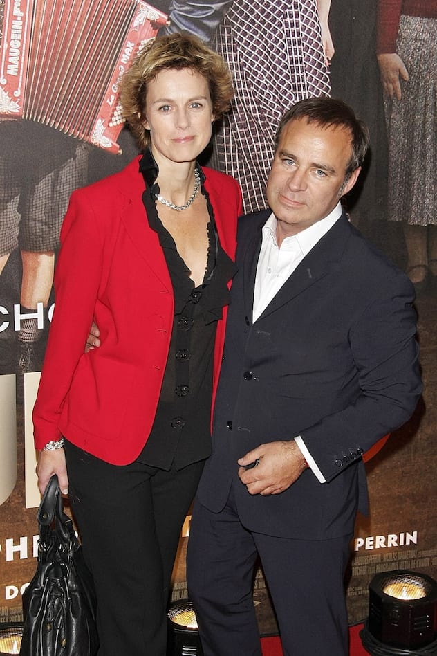 La comédienne Anne Richard avec le chroniqueur musical Fabien Lecœuvre
