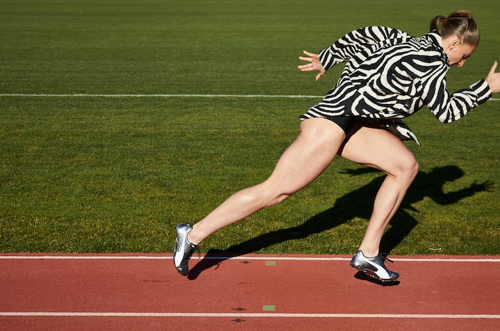 Ajla Del Ponte, Leichtathletik Sprint, März 2021, SPORT 01/2021