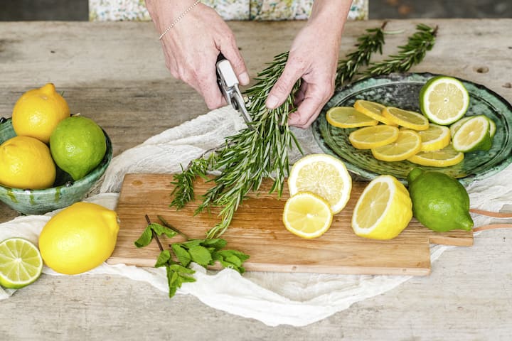 Bougie anti-moustiques au citron