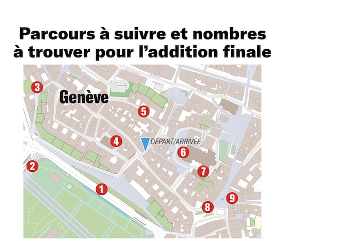 chasse au trésor de Genève