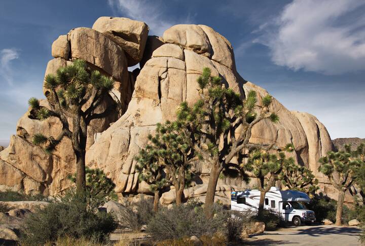 Hidden Valley dans le parc national de Joshua Tree.