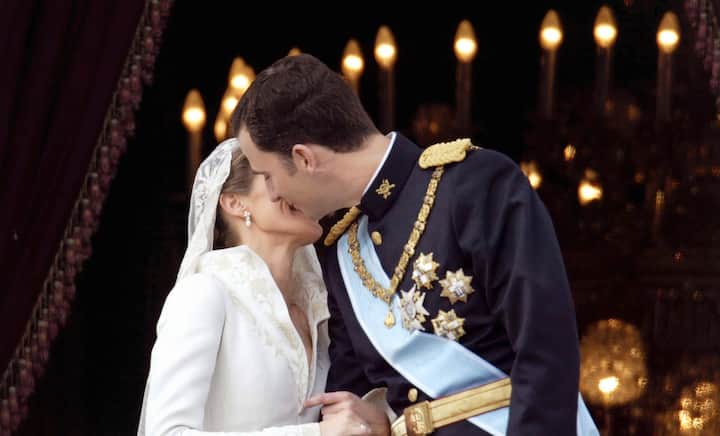 Letizia d’Espagne, mariée au Roi d'Espagne Felipe de Bourbon, fils de Juan-Carlos