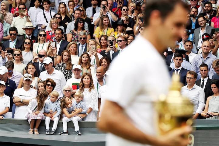Mirka et Roger Federer