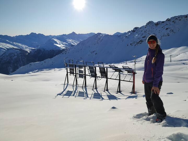 Annelen Kahl comprend la neige et le soleil.