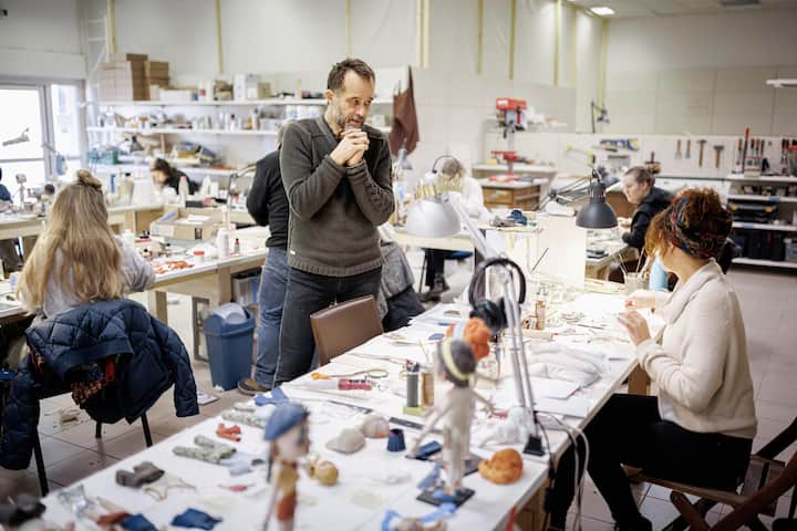 L'atelier qui fabrique les marionnettes