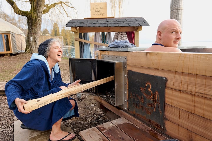 Le Sauna "Steam on the water" à la Tour-de-Peilz