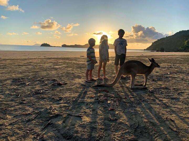 Nicola Spirig en voyage en Australie avec sa famille