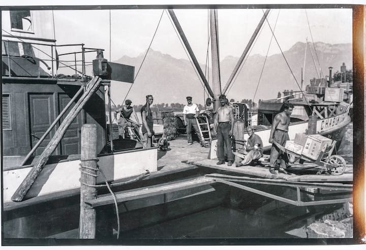 En juillet 1904, la CGN met en circulation un nouveau bateau vapeur à marchandises, le Chablais, construit par les chantiers d’Ouchy et Sulzer Frères, à Winterthour.