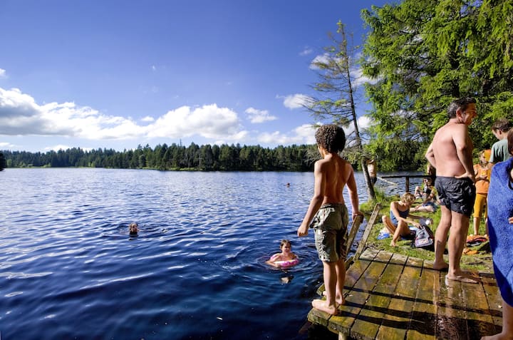 L’étang de la Gruère et sa presqu’île