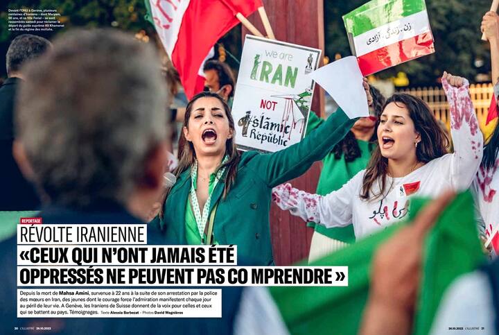 Il y a une année, «L’illustré» avait suivi le combat de la diaspora iranienne en Suisse. En première ligne, Ferial et sa mère, Maryam, qui ont fui le régime et un mariage malheureux en 2014.