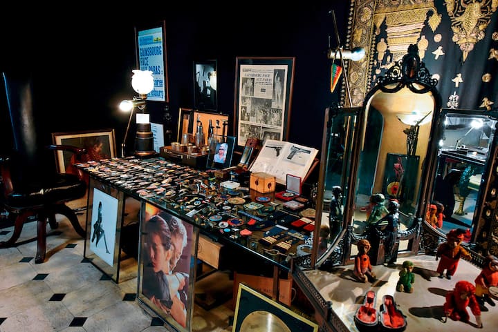 La maison de Serge Gainsbourg au 5, bis rue de Verneuil.