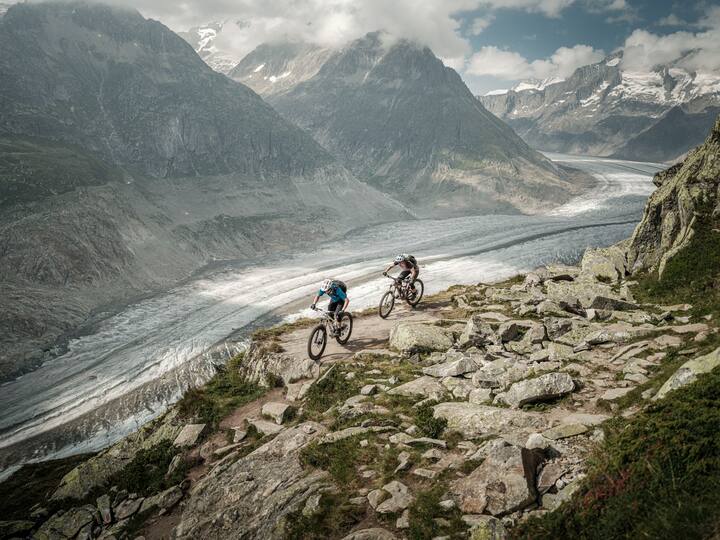 Mountainbike Erlebnis in der Aletsch Arena