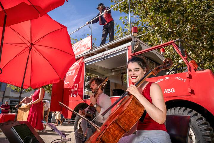 Estelle Revaz, musicienne et candidate au national pour le PS Genève