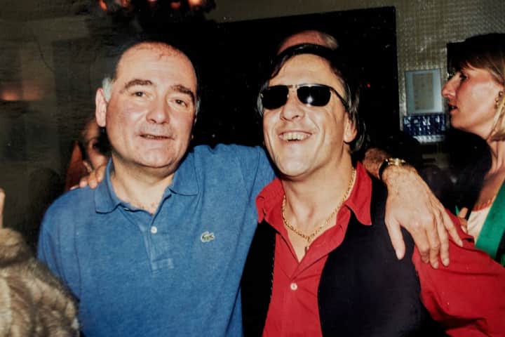Claude Lemesle avec Gilbert Montagné