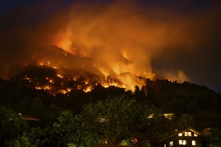 Incendie dans le Haut-Valais en juillet 2023