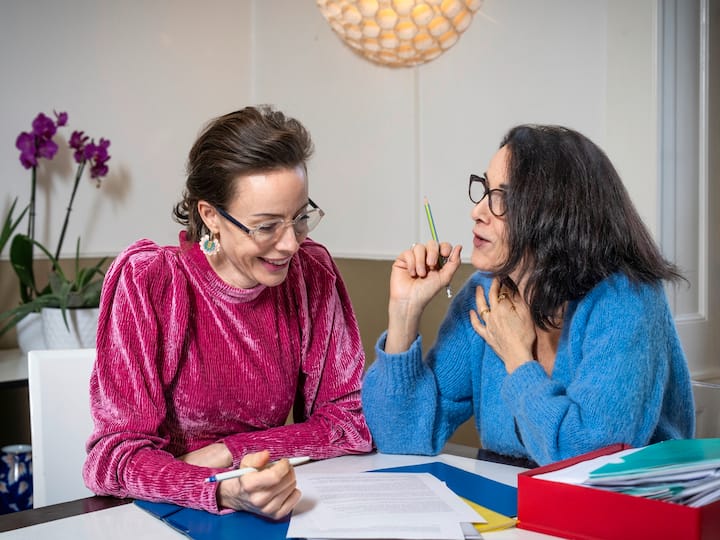 La romancière Mélanie Chappuis travaille avec Maria Mettral