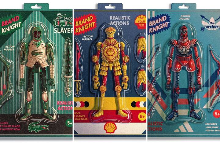 La série d’illustrations baptisée «Brand Knight» grâce à laquelle Dexter Maurer s'est fait repéré par Nike