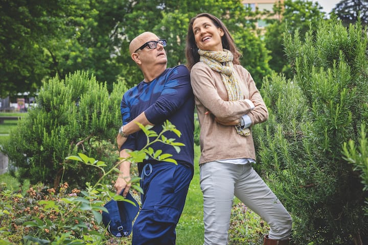 Réchappée d’un cancer, Delphine Lubomirski-Eggly a créé l’association Healing Joy. Le comédien Joseph Gorgoni s’engage avec elle