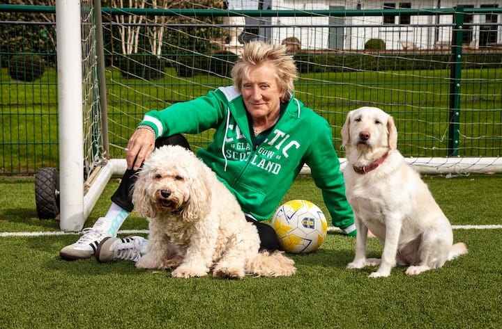 Le musicien écossais Rod Stewart