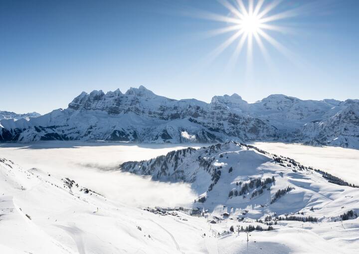 Région Dents du Midi - Pistes