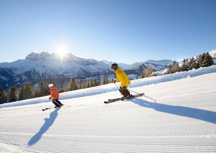 Région Dents du Midi - Skieurs
