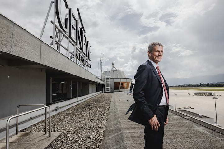 GenÃ¨ve, 8 juin 2021. Giovanni Russo, COO de GenÃ¨ve AÃ©roport. Â© Niels Ackermann / Lundi13