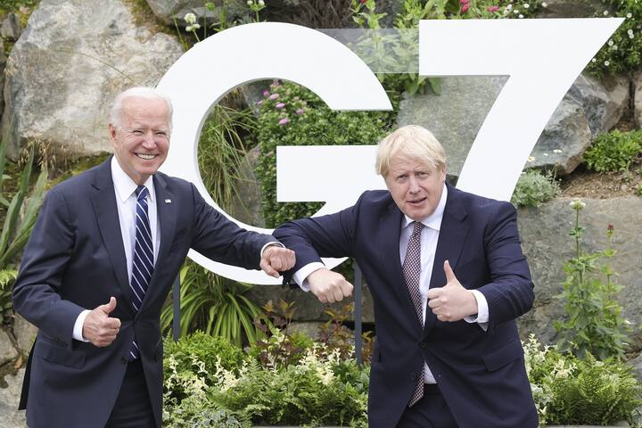 Biden Johnson au G7