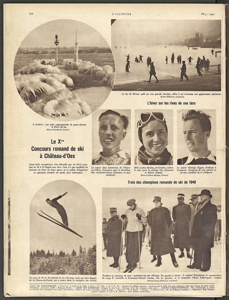 Louise Boulaz dite Loulou Boulaz dans L'illustré