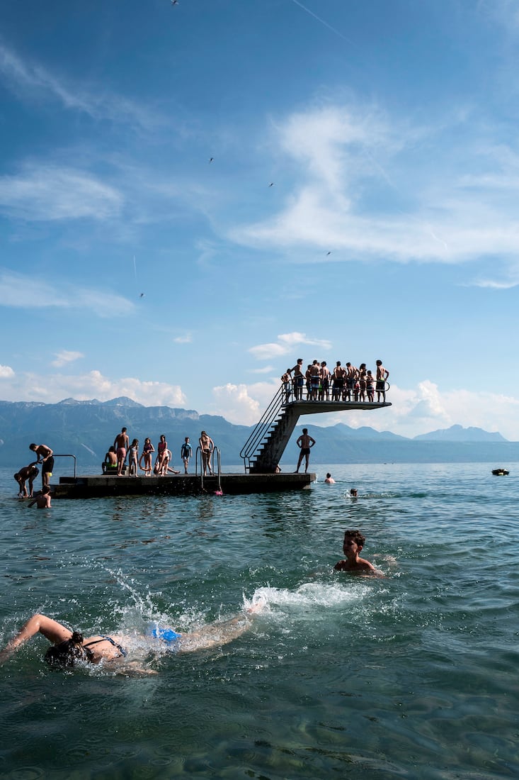 Geneva Lake, Lutry, Switzerland, May 2017 Lac Léman, Lutry, Suisse, mai 2017