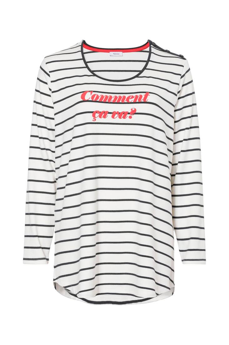 Pull à manches longues rayé, 39 fr. 95
