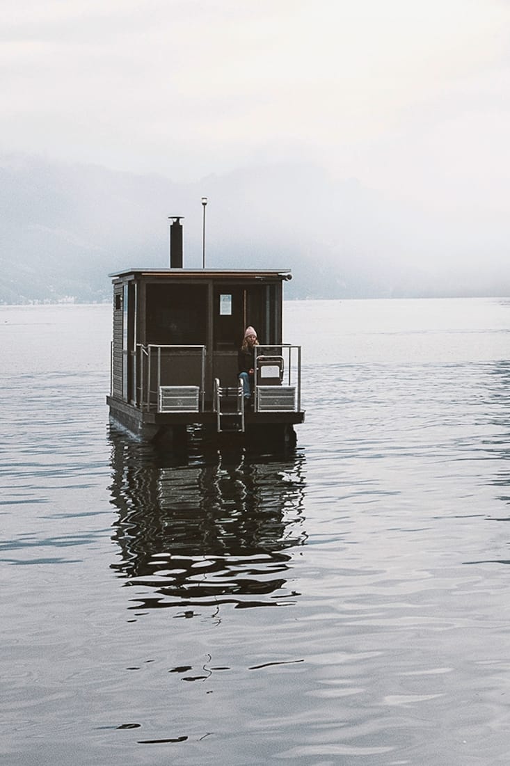 Bateau-sauna à Bienne