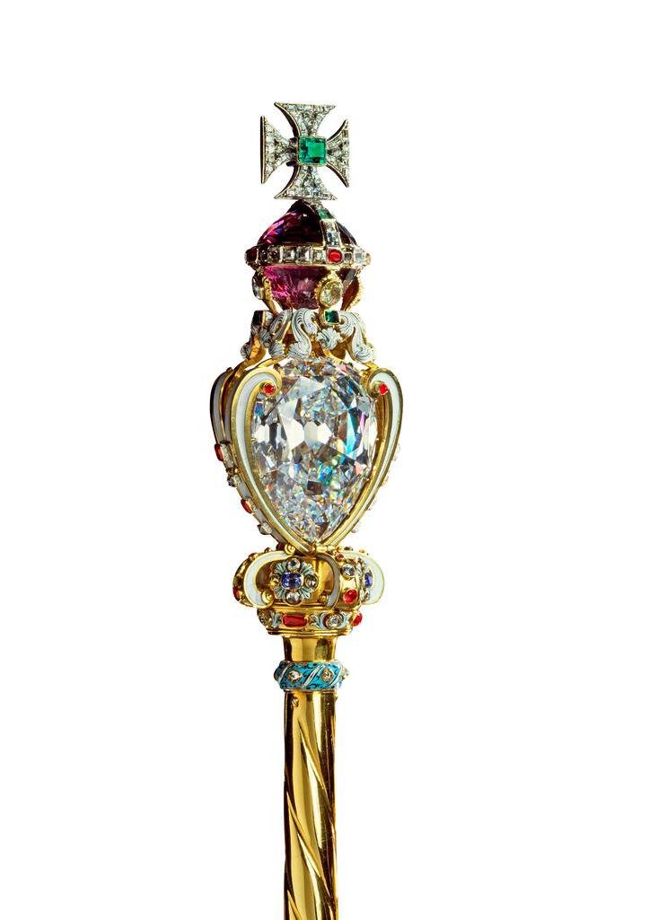le sceptre avec croix