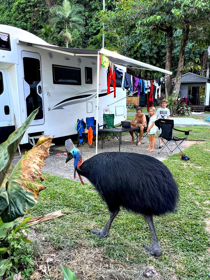 Nicola Spirig et sa famille en Australie