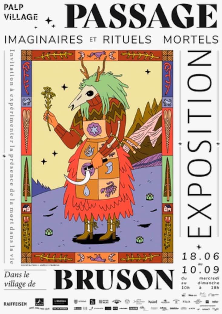 L'affiche de l'exposition «Passage. Imaginaires et rituels mortels».