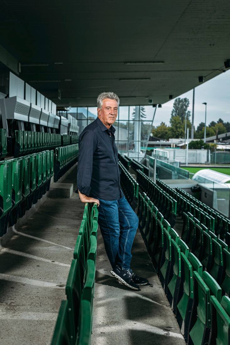 Marco Schällibaum, entraîneur du FC Yverdon