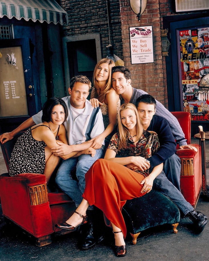 Matthew Perry, Courteney Cox, Jennifer Aniston, David Schwimmer, Lisa Kudrow et Matt LeBlanc