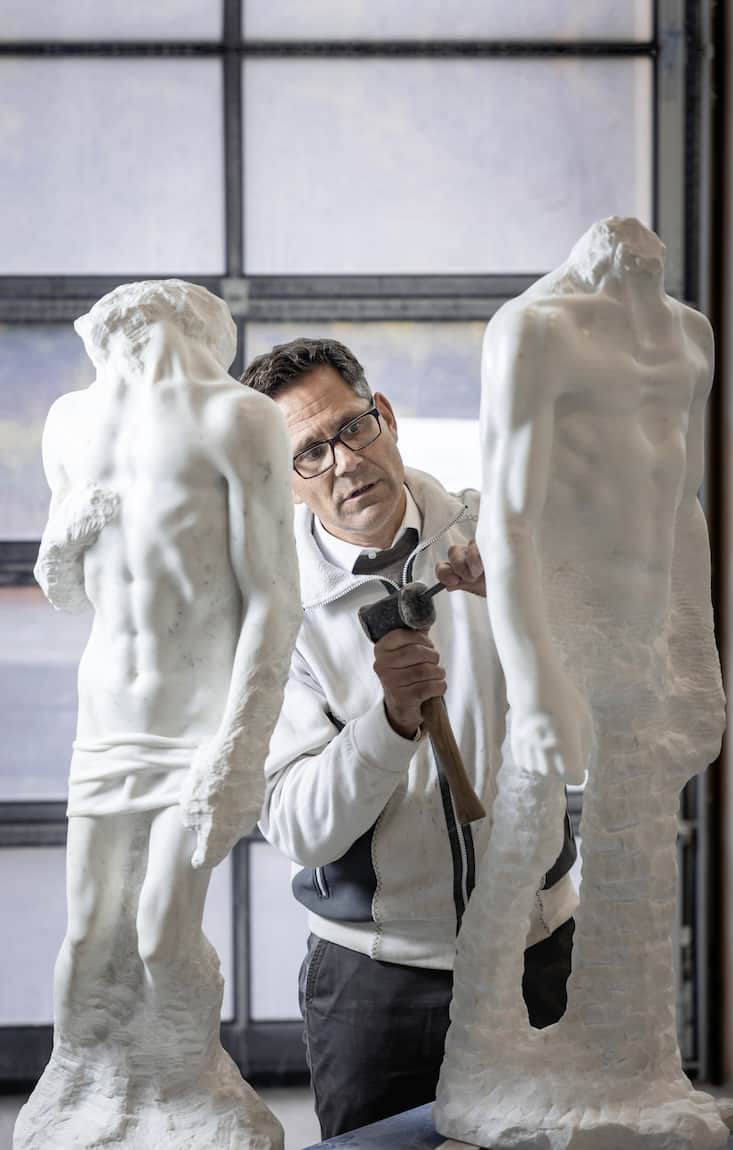l’artiste marbrier Christian Bolt