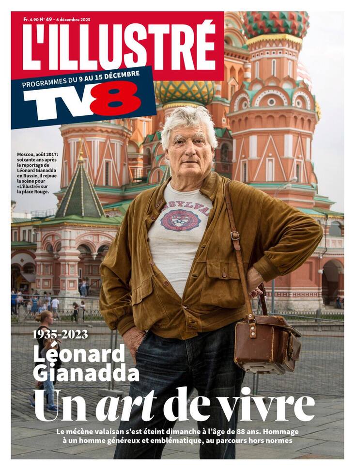 Léonard Gianadda à Moscou en Russie, en août 2017