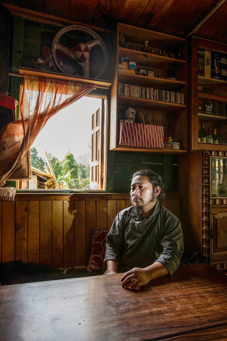 Tenzing Lepcha, 42 ans, fermier et activiste environnemental, vivant au royaume du Sikkim