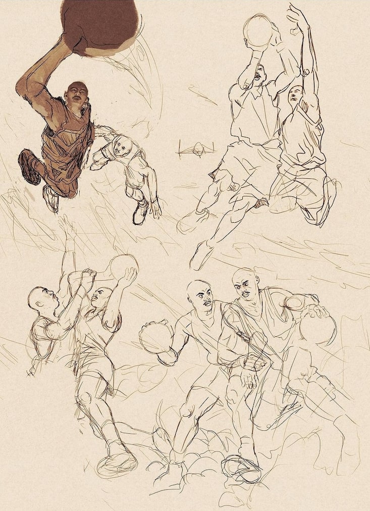 Les essais de mouvement de Dexter Maurer pour un clip de Nike